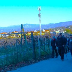 P1170006   Partenza h.8.45  dal parcheggio in via Casara a Lazise.